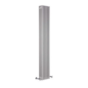 Milano Windsor Vertical Four Column White Traditional Cast Iron Style Radiator