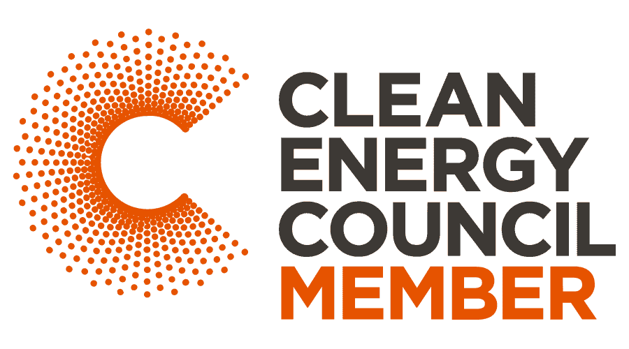 clean energy council member logo vector